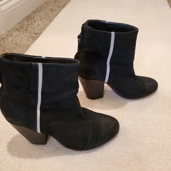 Rag&Bone black bootie sz 8.5( 38.5) - Picture 3 of 5